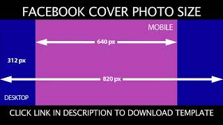 Facebook Cover Photo Size 2020 COMPLETE  Facebook Cover Photo Template [upl. by Lalat581]