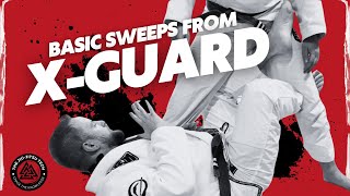 Basic Sweeps from XGuard  BJJ Techniques [upl. by Ilene]