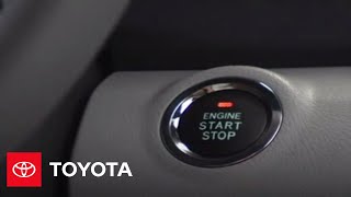 2007  2009 Camry HowTo Emergency Start Procedure  Toyota [upl. by Yajiv]