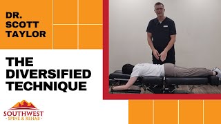 The Diversified Technique Chiropractic Adjustment [upl. by Krebs970]