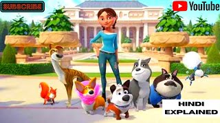 Movie Explained In Hindi  Dog Gone Trouble  Dog Gone Trouble Full Movie Explain Hindi  Animation [upl. by Blondell]