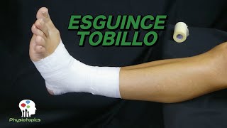 Vendaje Funcional Preventivo Esguince de Tobillo [upl. by Ettenahs]