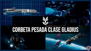 UNSC Corbeta Pesada Clase Gladius Análisis I Naves del Universo de Halo [upl. by Akcire]