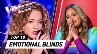 EMOTIONAL Blind Auditions make The Voice coaches CRY [upl. by Lundgren]