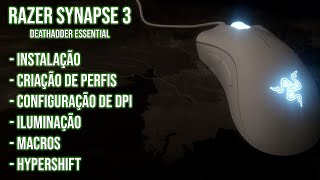 Razer Tutorial detalhado  Como configurar Mouse Razer no Razer Synapse 3 [upl. by Gonsalve]