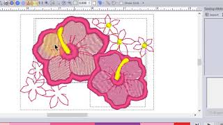 How to Edit Stitches in PE Design  Lesson 1 [upl. by Suehtomit]