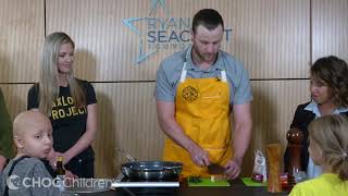 AntiInflammatory Cooking with CHOC Dietitians and Gerrit Cole Roasted Carrots [upl. by Yssim]