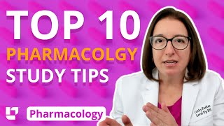 Top Ten Pharmacology Study Tips  LevelUpRN [upl. by Almira]