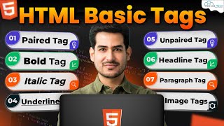 HTML Tags Tutorial for Beginners  Commonly Used Tags with Examples [upl. by Feeney]