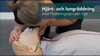 HLR med Räddningstjänsten Syd [upl. by Eldora]