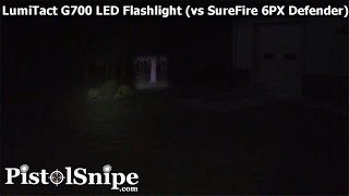 LumiTact G700 LED Flashlight Review  Night Test Followup [upl. by Harat]