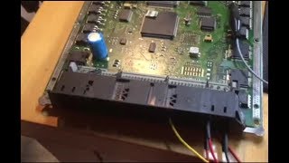 Mercedes CLK430 W208 ME28 ECU How to program used ECU with KTAG to swap with original [upl. by Ecirad208]