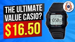 The Ultimate Value Casio The 1650 W800H [upl. by Ydal884]