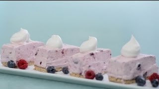 Fruit Smoothie NoBake Cheesecake Recipe  PHILADELPHIA Cream Cheese [upl. by Ahsiken991]