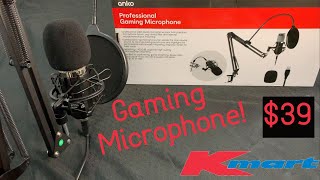 Unboxing Kmart Professional Gaming Microphone [upl. by Piero]