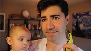 Philips OneBlade Review  So Smooth We Shaved A Baby [upl. by Aridnere]