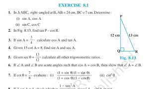 Exercise 81 class 10 maths [upl. by Arada]