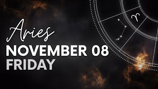 Aries  Daily Horoscope  November 08 2024 [upl. by Minardi]