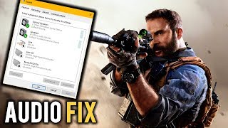 How to FIX Crackling Audio Bug in Modern Warfare [upl. by Eilegna]