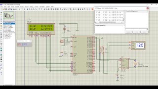 8051 microcontroller interfacing with DS1307 RTC [upl. by Saxe]