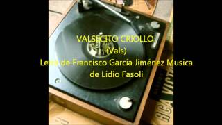 JUAN DARIENZO  VALSECITO CRIOLLO  AMOR Y CELO  VALS  19361937 [upl. by Neillij]