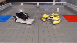 Lego Battlebots Tombstone vs Radioactive [upl. by Ahsak]