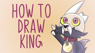 How to draw King The Owl House TUTORIAL [upl. by Kippar]