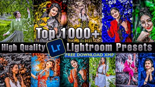 Top 1000 Lightroom Premiam Presets 🔥  Best Lightroom Preset Of 2024  1000 New Presets 2024 [upl. by Aisile]