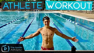 The Best Pool Workout For Athletes  Swim Circuit Training [upl. by Haret]