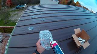 Installing Glacier Snow Guards on Standing Seam Metal roof [upl. by Aronos764]