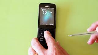 How to Set up the Nokia 8110 2018 Phone and Insert Sim Card and Update the Software [upl. by Manuela]