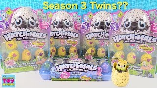 Season 3 Hatchimals CollEGGtibles Hatch Twins Unboxing Plus Exclusive Toy Review  PSToyReviews [upl. by Mij]