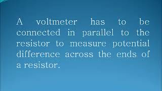 How to connect a Voltmeter in a circuit [upl. by Queen]