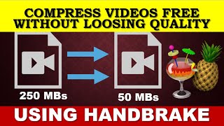 How to Compress Video Without Losing Quality  Handbrake Tutorial [upl. by Suivat]