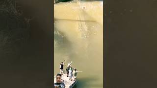 Real crocodile fishing buaya bassfishing boat penampakanbuaya jetski boating buayabesar [upl. by Worrad]