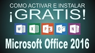 Instalar Gratis Microsoft Office 2016 [upl. by Shenan]