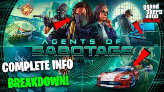 DLC INFO amp TRAILER BREAKDOWN quotAGENTS OF SABOTAGEquot GTA 6 TEASE NEW COP CARS  GTA Online DLC [upl. by Thomasine]