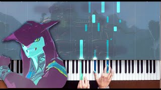 Sidons Theme  Zelda Tears of the Kingdom amp Breath of the Wild Piano Synthesia amp Sheet Music [upl. by Ahsinoj]