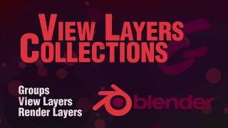 Blender 28 Beginner Tutorial  Collections View Layers and render layers [upl. by Geraud]