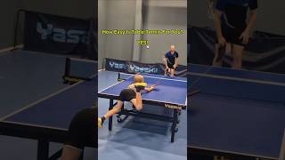 Impossible table tennis humiliation tabletennis pingpong [upl. by Windy]