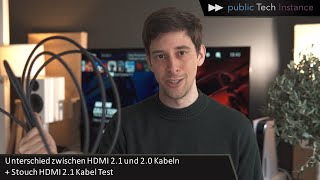 HDMI 21 Kabel Test für PS5  Xbox Series X  Unterschied zwischen HDMI 21 und 20 Kabeln [upl. by Amethyst474]