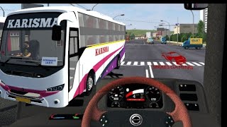 KARISMA LIVERY FOR BHARATBENZ CAPELLA BUS MOD  bus simulator indonesia bussid [upl. by Inaliak]