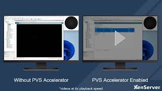 XenServer PVS Accelerator Sidebyside demo of optimization Citrix Provisioning Services [upl. by Sudnak]