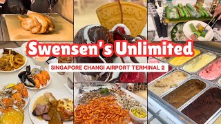 Swensen’s Unlimited At Singapore Changi Airport Terminal 2 HALAL [upl. by Zeculon597]