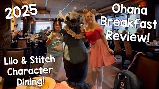 Ohana Lilo amp Stitch 2025 Breakfast Experience  Review [upl. by Pliske973]