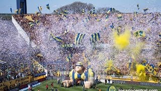 Hinchada de Rosario Central los mejores recibimientos  Himno de central [upl. by Enelia]