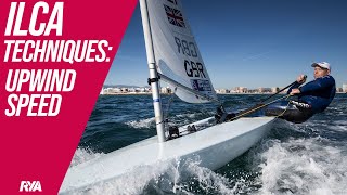 UPWIND SPEED ILCA LASER TECHNIQUE TIPS  How to sail faster with the British Sailing Team [upl. by Aihsas611]