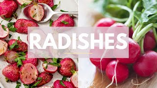 RADISHES 101   easy healthy radish recipes [upl. by Shuma]