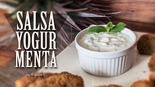 Salsa de Yogur y Menta · Receta Fácil y Rápida [upl. by Latreshia]