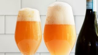 How to Make a Peach Bellini [upl. by Atteuqal359]